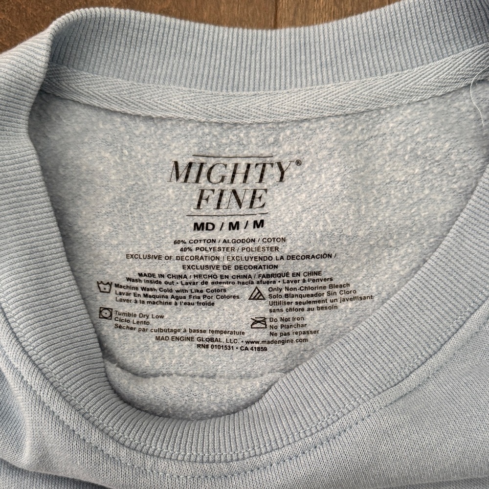 ‘Let’s Take a Walk’ Blue Pullover 3/$30 - Picture 2 of 5